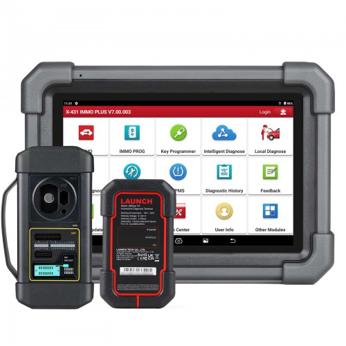 LAUNCH X431 IMMO Plus Key Programmer 3-in-1 Immobilizer + ECU Cloning + Diagnostics Tools