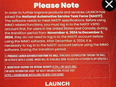 LAUNCH Joined The National Automotive Service Task Force (NASTF)