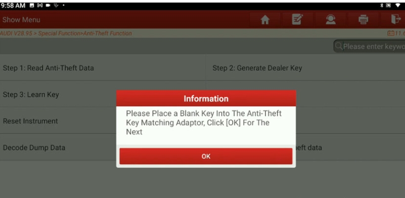 Generate Dealer Key﻿