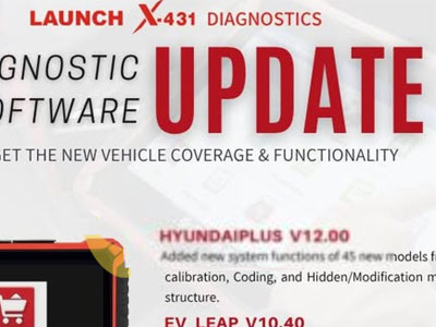 Launch X431 Update Software for HYUNDAIPLUS, EV_LEAP, and HINO 